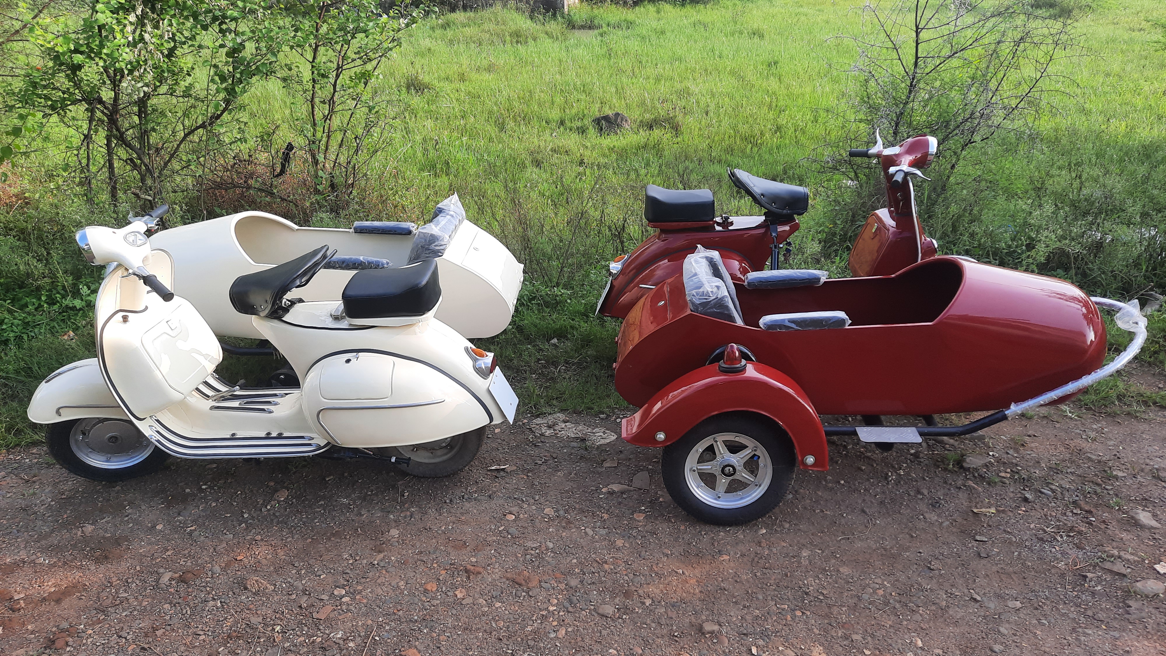 Vespa with Sidecar