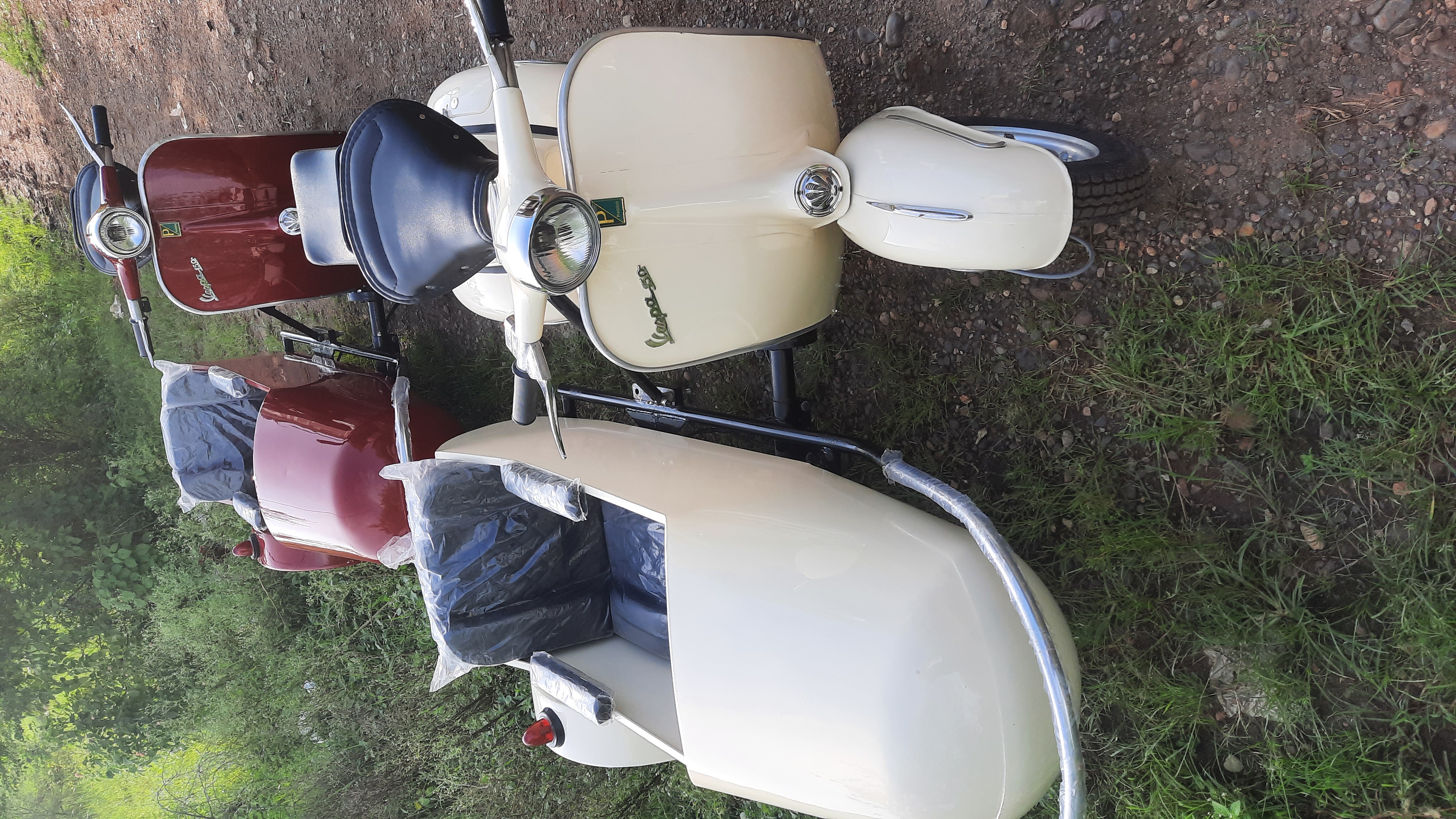 Interior of the comfortable sidecar